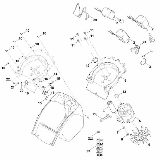 Picture of B - Housing, Electric motor GHE 250.0 S