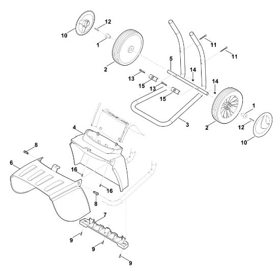 Picture of D - Wheel carrier GHE 355.0