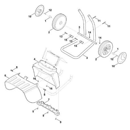 Picture of D - Wheel carrier GHE 375.0