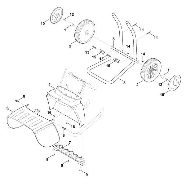 Picture of D - Wheel carrier GHE 375.0