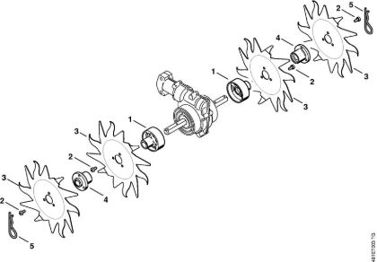 Pick tines BF-MM MultiTools (-MM) BF-MM brand Stihl