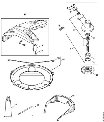 Gear head, Deflector MultiTools (-MM) FS-MM brand Stihl