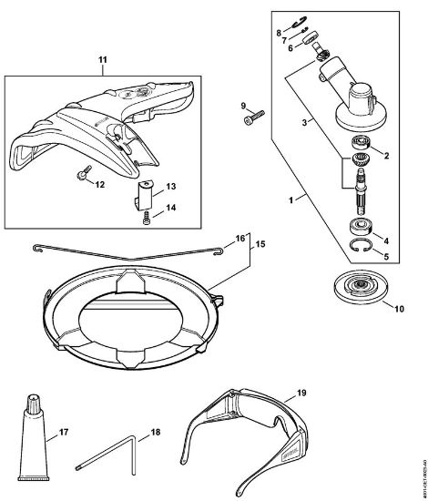 Gear head, Deflector MultiTools (-MM) FS-MM brand Stihl