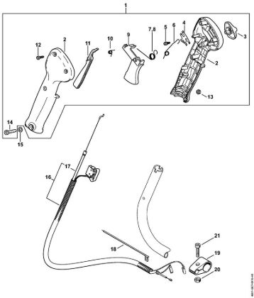 Control handle MultiEngines (MM) MM 55 brand Stihl