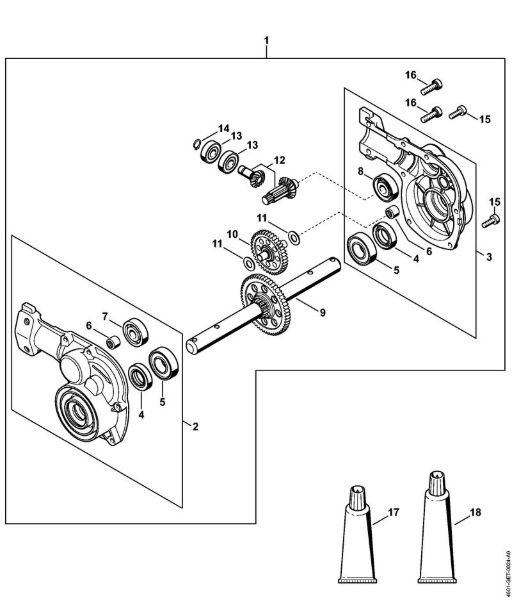 Gear head MultiEngines (MM) MM 55 brand Stihl