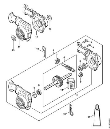 Gear head (16.2013) MultiEngines (MM) MM 55 brand Stihl