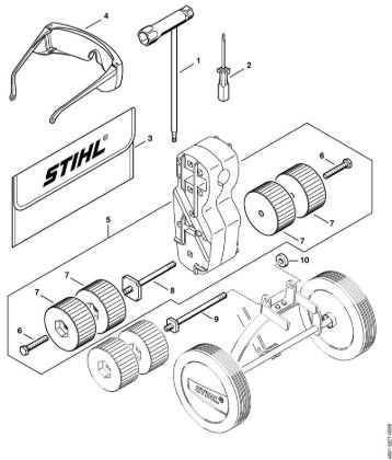 Tools, Extras MultiEngines (MM) MM 55 brand Stihl