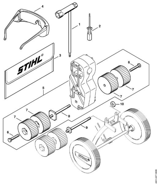 Tools, Extras MultiEngines (MM) MM 55 brand Stihl