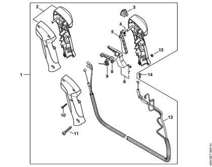 Control handle MultiEngines (MM) MM 56 brand Stihl