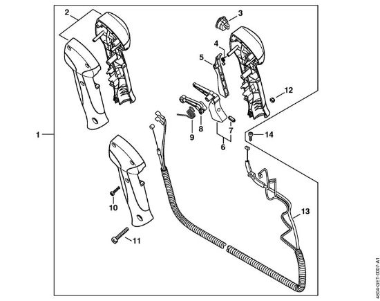 Control handle MultiEngines (MM) MM 56 brand Stihl