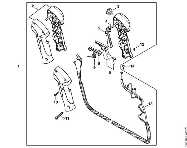 Control handle MultiEngines (MM) MM 56 brand Stihl