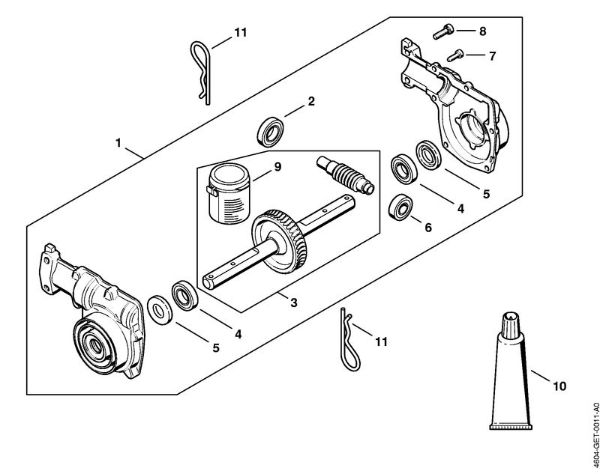Gear head MultiEngines (MM) MM 56 brand Stihl