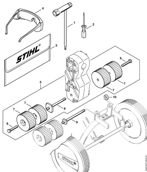 Tools, Extras MultiEngines (MM) MM 56 brand Stihl