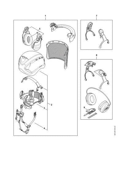 Picture of Helmet set ADVANCE X-Climb Helmet set ADVANCE X-Climb ME