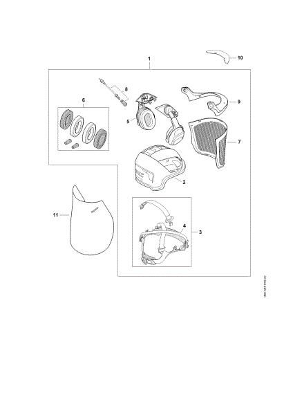 Picture of Helmet set ADVANCE X-Vent ProCOM Helmet set ADVANCE X-Vent ProCOM