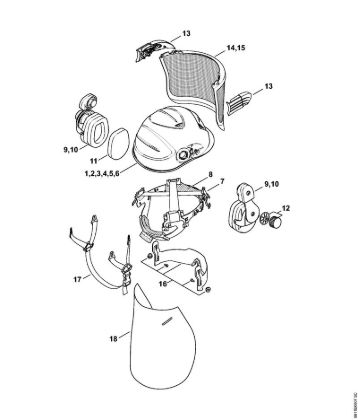 Helmet set ADVANCE Head protection Helmet set ADVANCE, orange brand Stihl