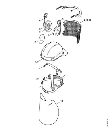 Helmet set LIGHT Head protection Helmet set LIGHT, yellow brand Stihl