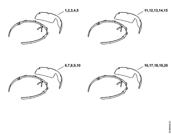 SUPER FIT safety glasses Face shields and ear defenders SUPER FIT safety glasses, clear brand Stihl