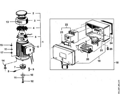 F - Motor, switch AD AD 4064 S brand Viking