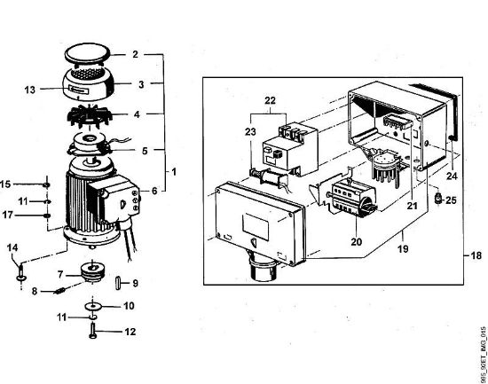 F - Motor, switch AD AD 4064 S brand Viking