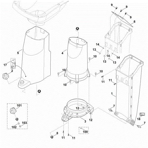Picture of B - Funnel lower part ATO 400