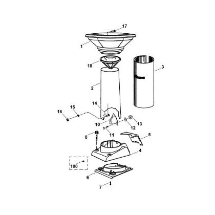 Picture of A - Feed chute GB 350
