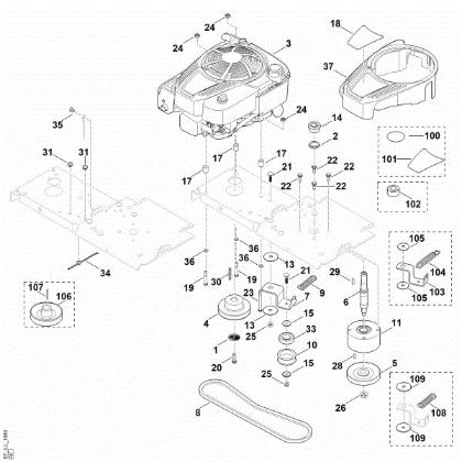 Picture of C - Engine, drive GB 460