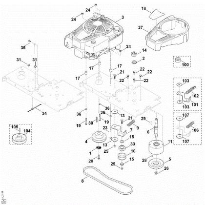 Picture of C - Engine, drive GB 460.1