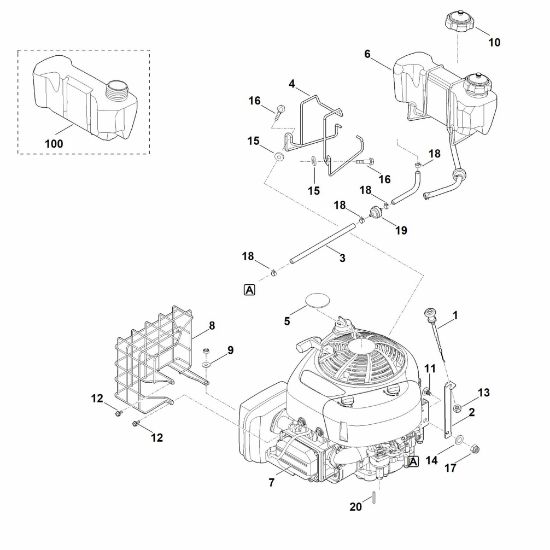 Picture of C - Engine, tank GB 460.1 C