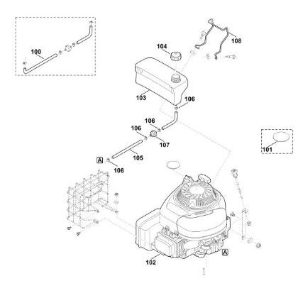 Picture of C1 - Engine, tank GB 460.1 C