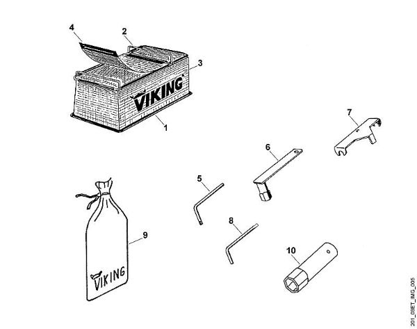 E - Tools, extras GE GE 230 brand Viking