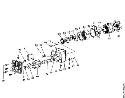B - Motor, cutting system GE GE 25 L brand Viking