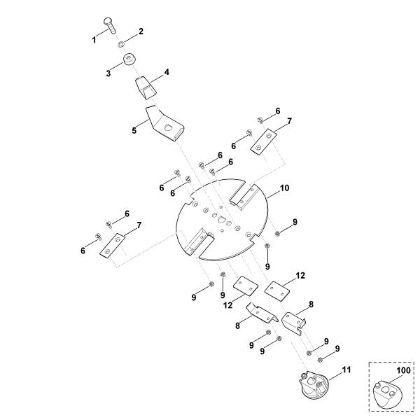 Picture of D - Blade set GE 250.1