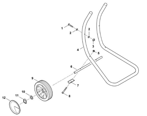Picture of C - Wheel carrier GE 260
