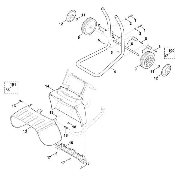 Picture of C - Wheel carrier GE 260.1