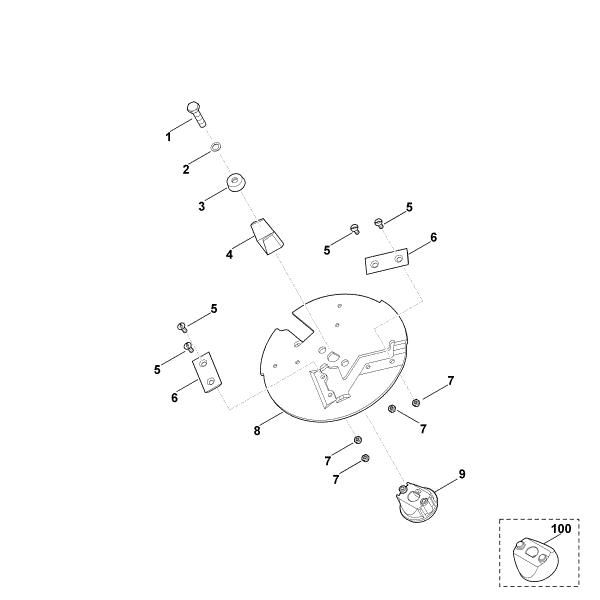 Picture of D - Blade set GE 260.1 S