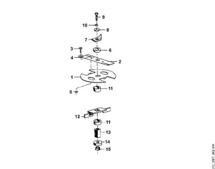C - Blade set GE GE 335 brand Viking