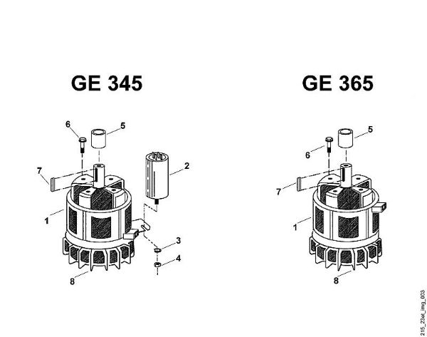 C - Electric motor GE GE 345 brand Viking