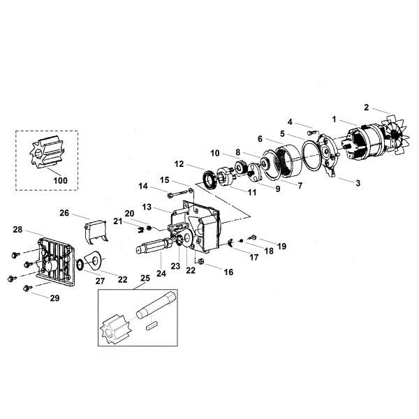 Picture of E - Motor, cutting system GE 35 L