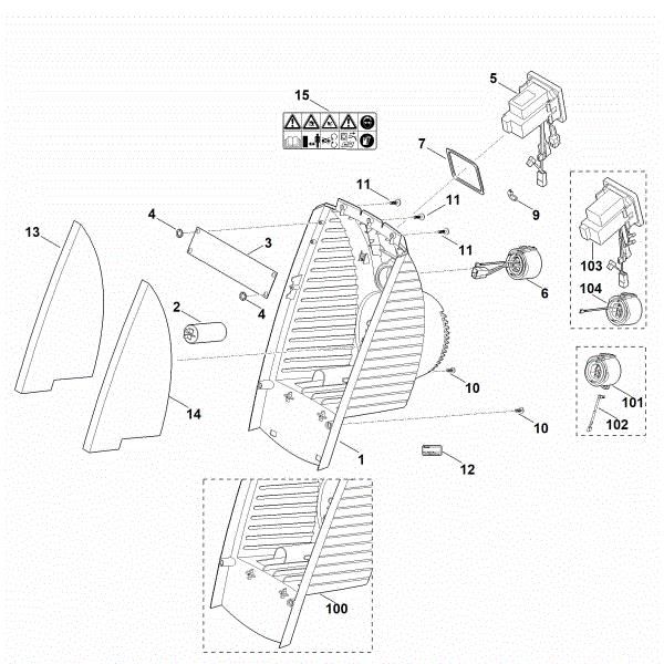 Picture of B - Housing, switch GE 35.1 L