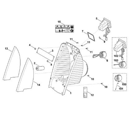 Picture of B - Housing, switch GE 35.2 L