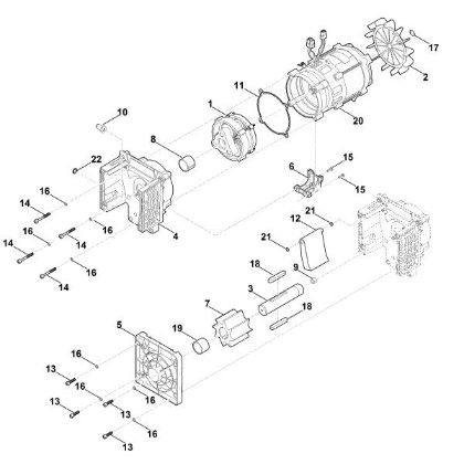Picture of E - Motor, cutting system GE 35.2 L