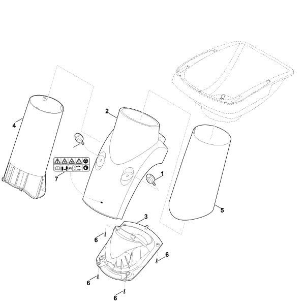 Picture of B - Funnel lower part GE 355