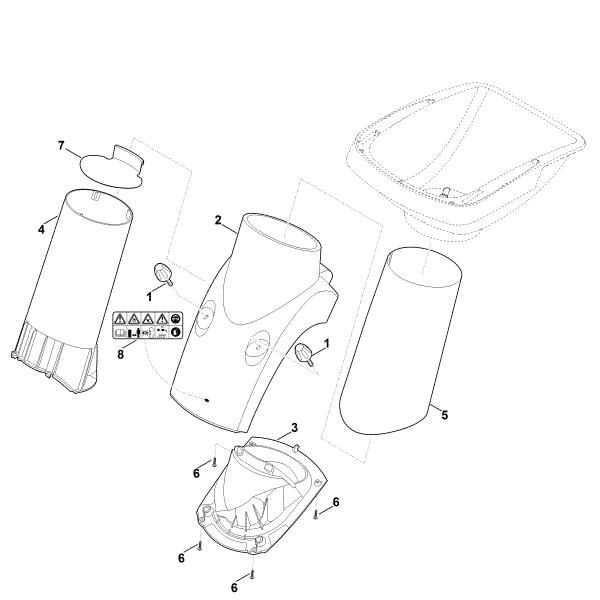 Picture of B - Funnel lower part GE 355.1