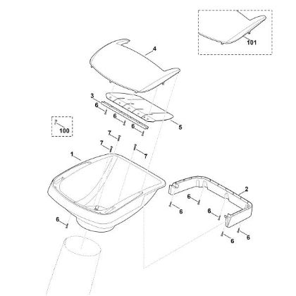 Picture of A - Funnel upper part GE 375