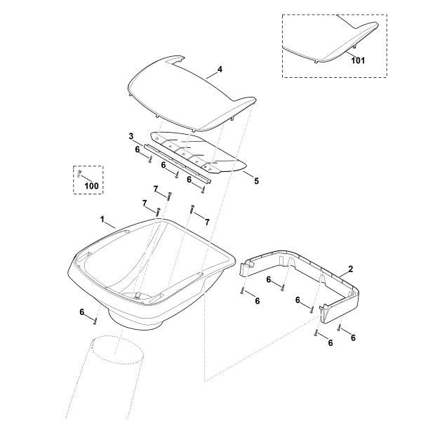 Picture of A - Funnel upper part GE 375