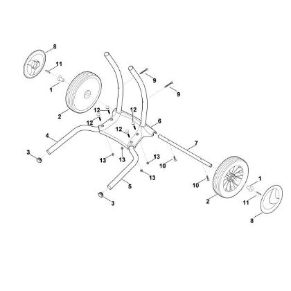 Picture of D - Wheel carrier GE 375