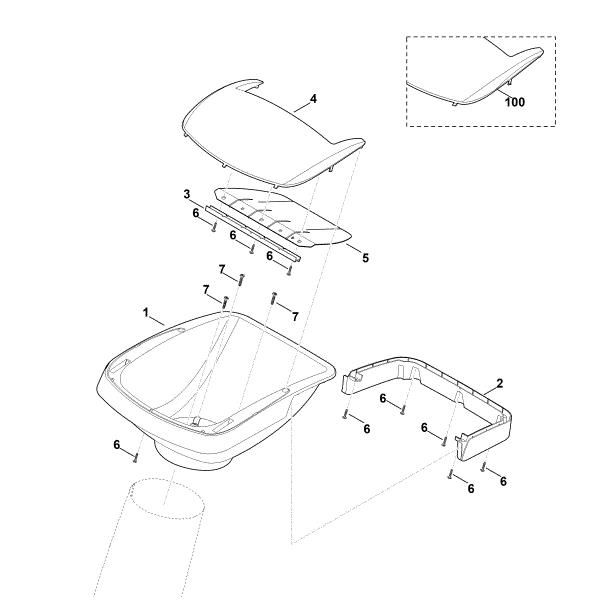 Picture of A - Funnel upper part GE 375.1