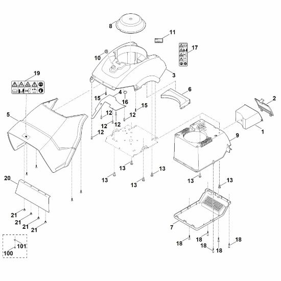 Picture of B - Housing GE 450.1