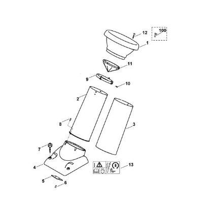 Picture of A - Feed chute SET 300 S